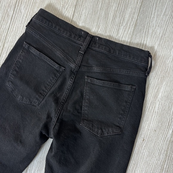 Agolde Merrel Black Straight Leg Jeans size 26 - Picture 9 of 16